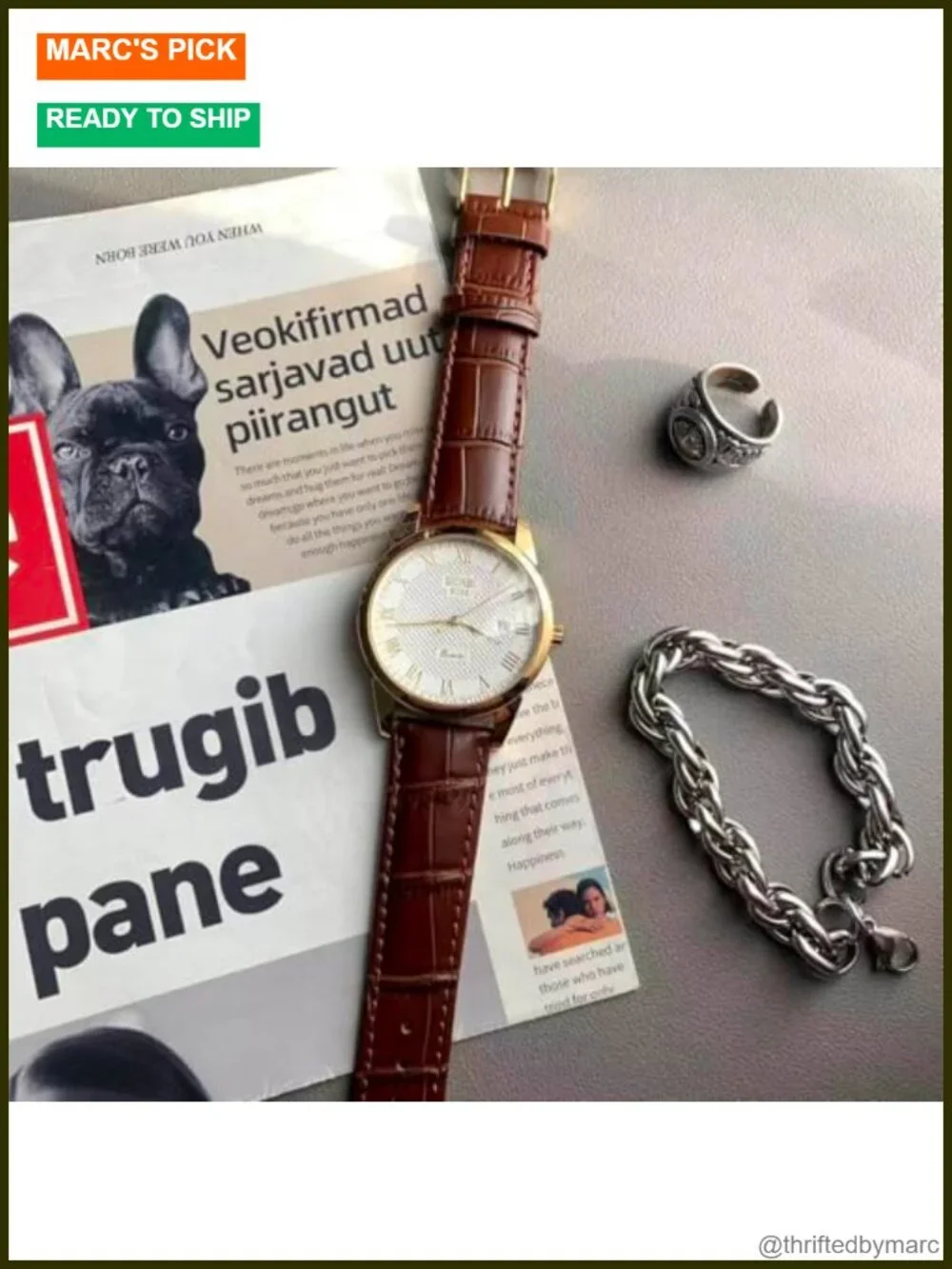 Quartz Watch Roman Numeral Business Casual Analog Wrist Watch Leather Strap